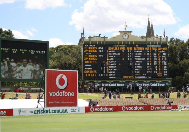 Adelaide Oval scoreboard